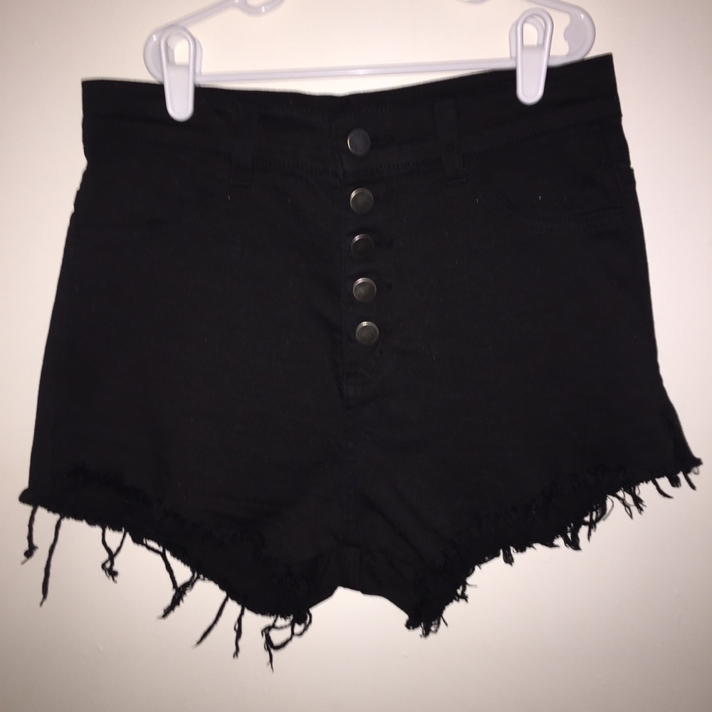 High waisted cheeky shorts